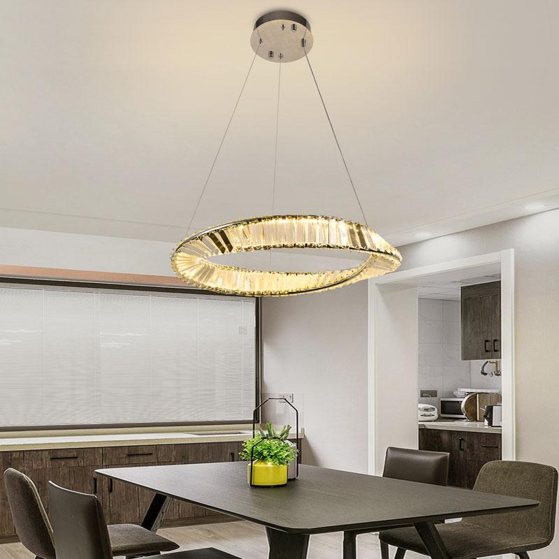 LED krištáľové svietidlo + diaľkový ovládač 40W – Obrázok 2