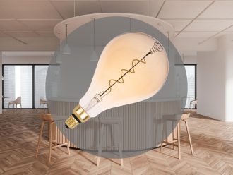 LED dekoratívna žiarovka / filament SPIRAL 4W