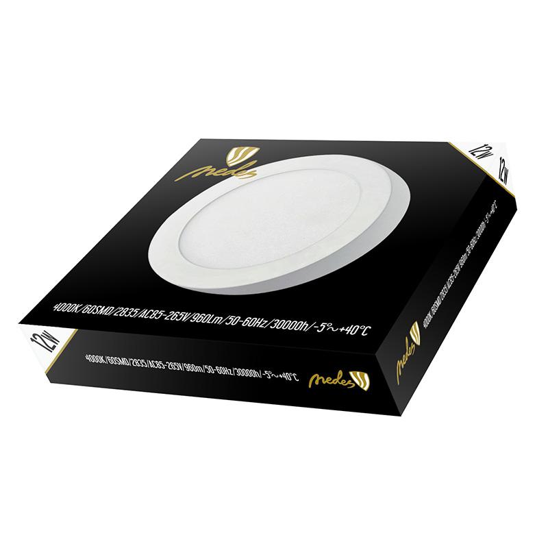 LED prisadený panel 12W / PRSF / SMD / 4000K / WH - LPL323 – Obrázok 7