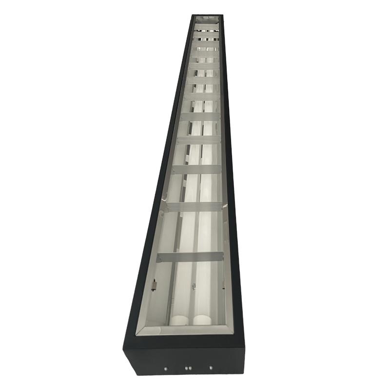 Čierne žiarivkové prisadené svietidlo na 2 x T8 ( 120cm LED trubica ) - TL301B – Obrázok 12