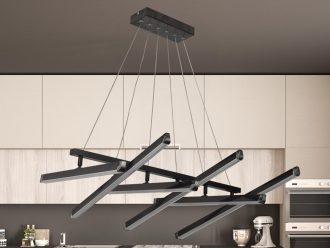 LED závesné svietidlo s diaľkovým ovládačom 90W - J3374/BCH