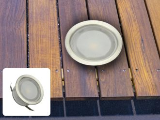 LED vonkajšie podlahové svetlo 0,4W / IP67 FL104 / 4000K - LFL123