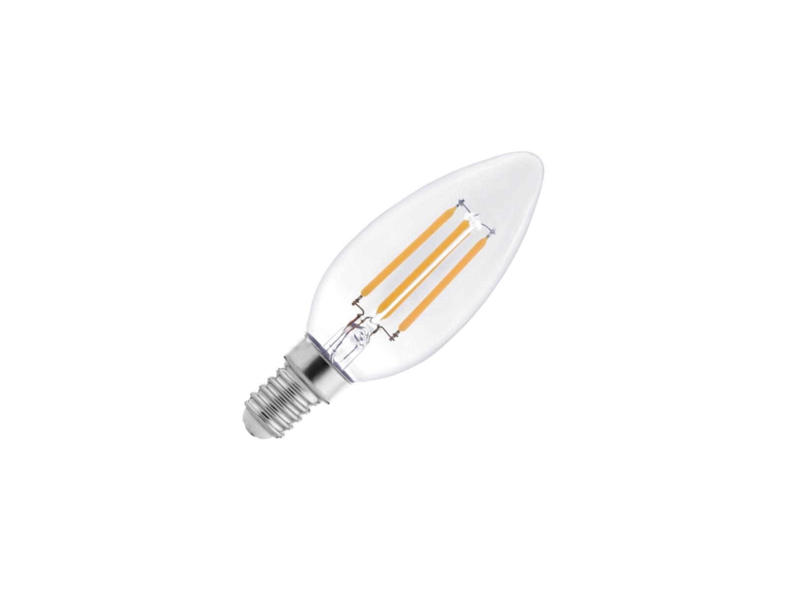 LED žiarovka / filament 4W - C35 / E14 – Obrázok 6