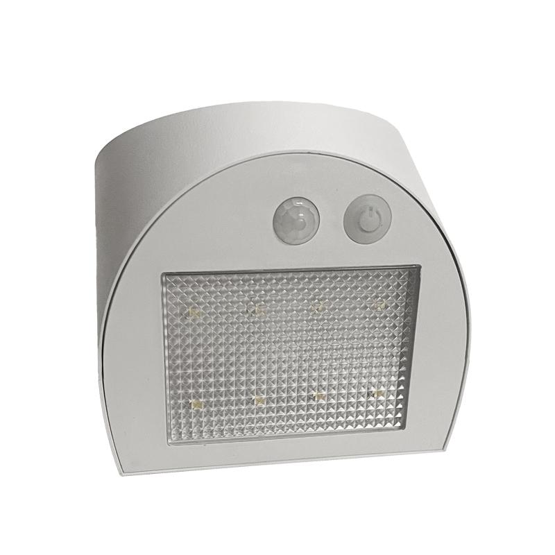 LED biele nástenné solárne svietidlo 3W / 3000K / 4000K - LS125 – Obrázok 10