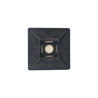 Samolepiaci držiak na viazaciu pásku max 3,6mm čierna 100ks - TMA1919/BK