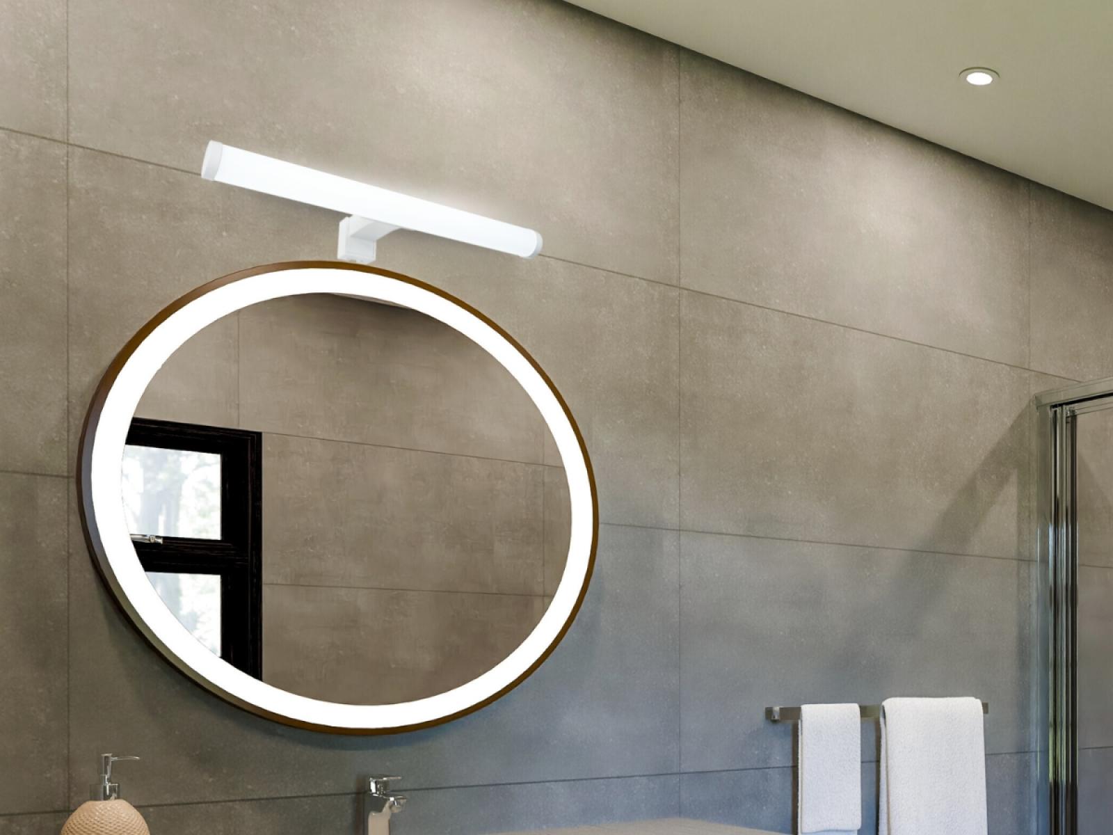 LED kúpeľňové svietidlo 8W / IP44 / 300 / 4000K - LNL7720/WH – Obrázok 10