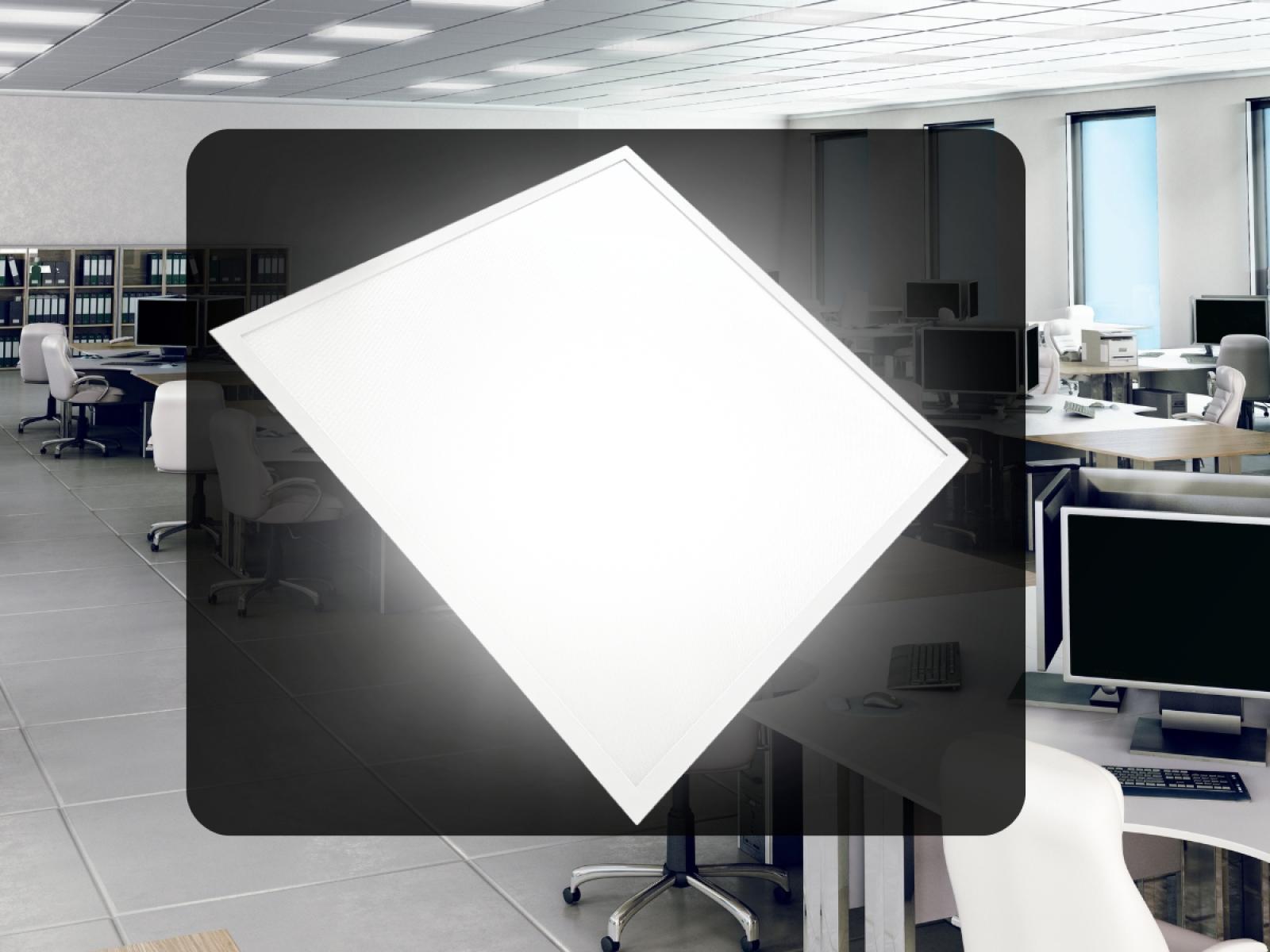 LED podhľadový panel backlite 32W / 595x595 / SMD / 4000K / WH / UGR19 - PL5523U – Obrázok 11