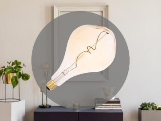 LED dekoratívna žiarovka / filament BUMPED 4W