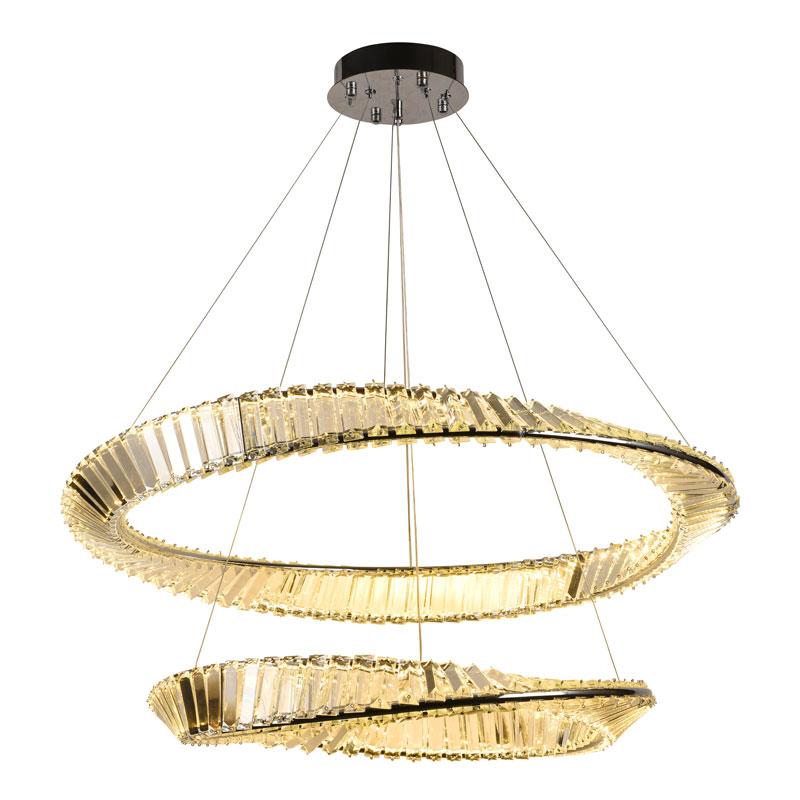 LED krištáľové svietidlo + diaľkový ovládač 90W – Obrázok 4