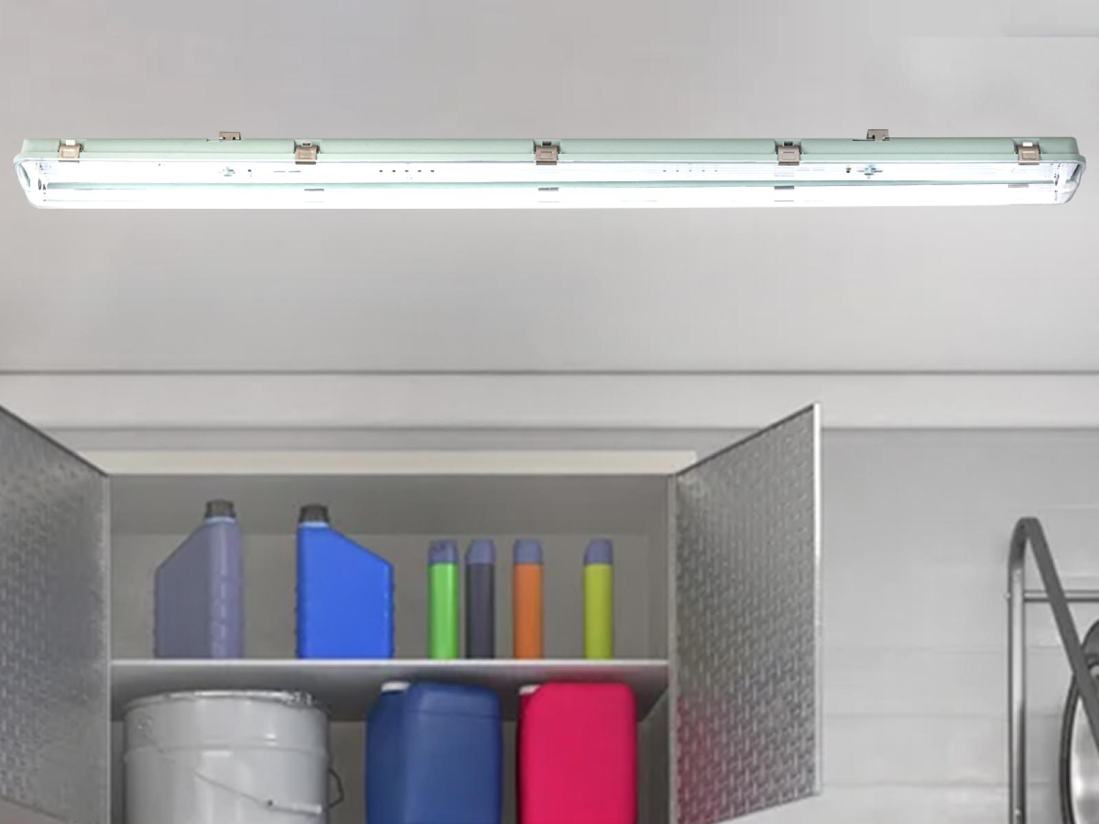 Prachotesné žiarivkové svietidlo na 2 x T8 ( 120cm LED trubica ) - TL401 – Obrázok 5