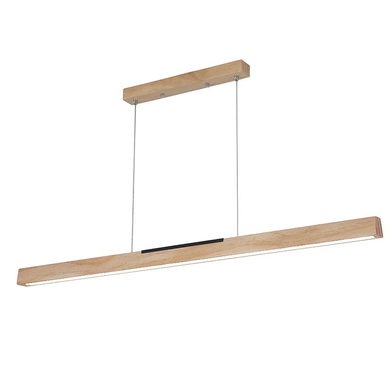 Drevený luster na lanku z masívneho dreva LED 22W / 1200 - WRL0221 – Obrázok 3