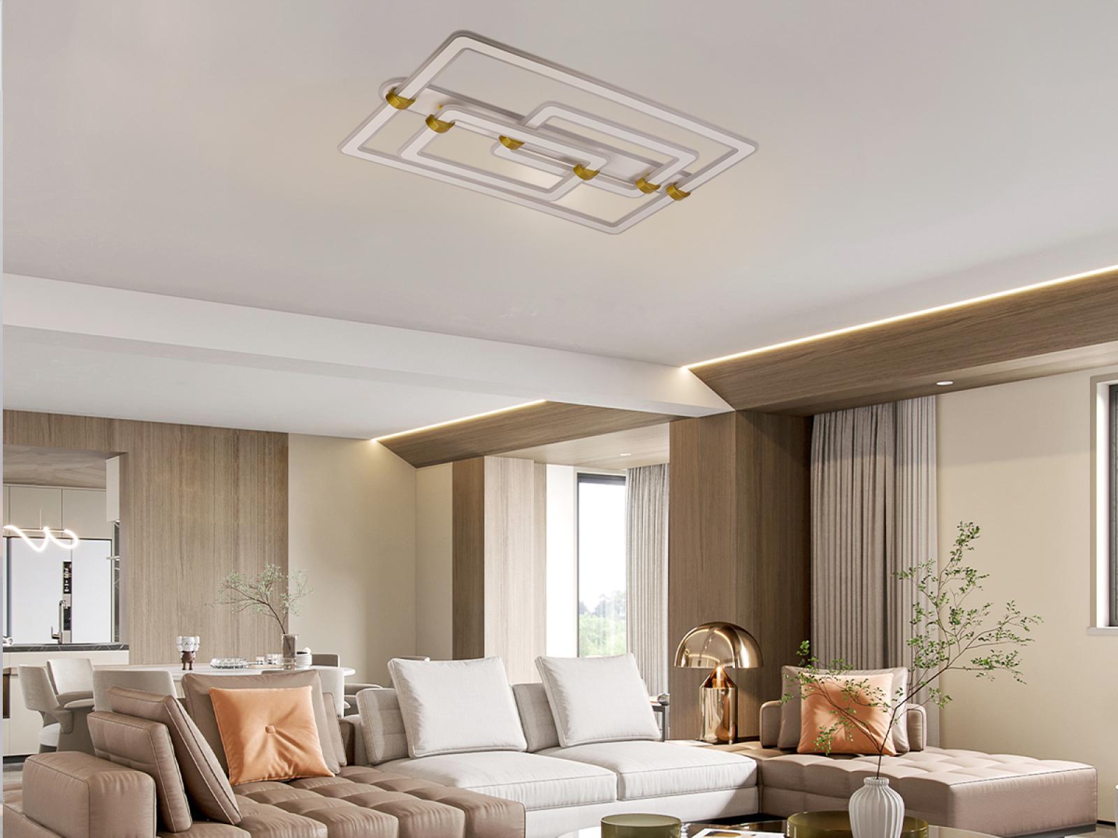 LED stropné svietidlo s diaľkovým ovládačom 280W - J3343/W – Obrázok 6