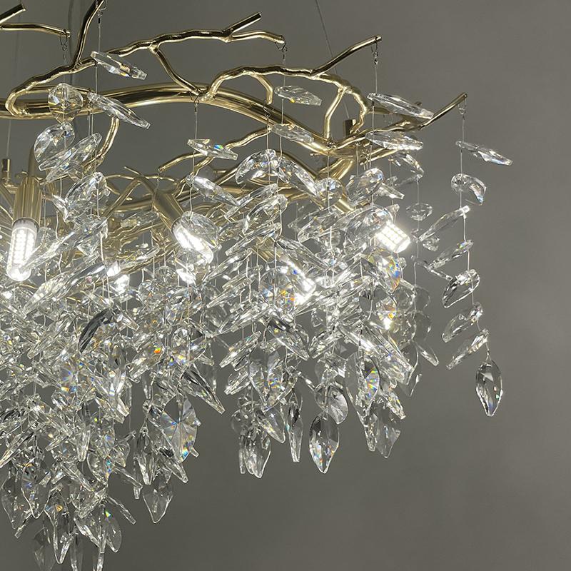Luxusný závesný krištáľový luster 12 x G9 - CA011/800 – Obrázok 4