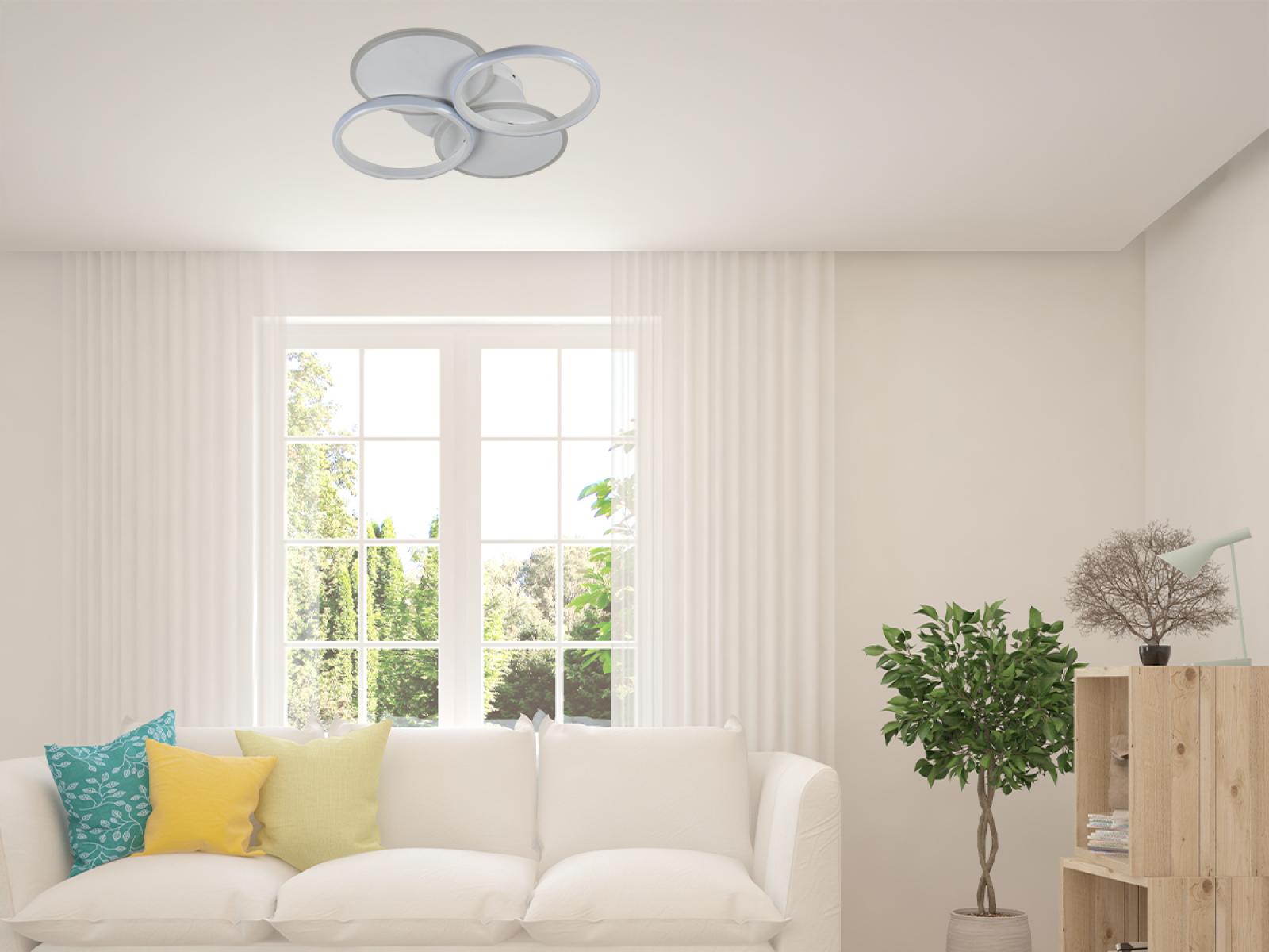 LED stropné svietidlo s diaľkovým ovládačom 70W - TB1307/W – Obrázok 9