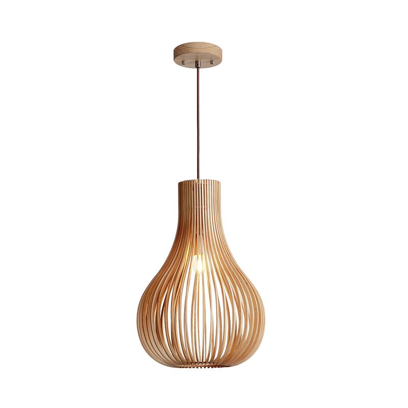 Závesný luster z masívneho dreva E27 / 310 - WRE081 – Obrázok 5