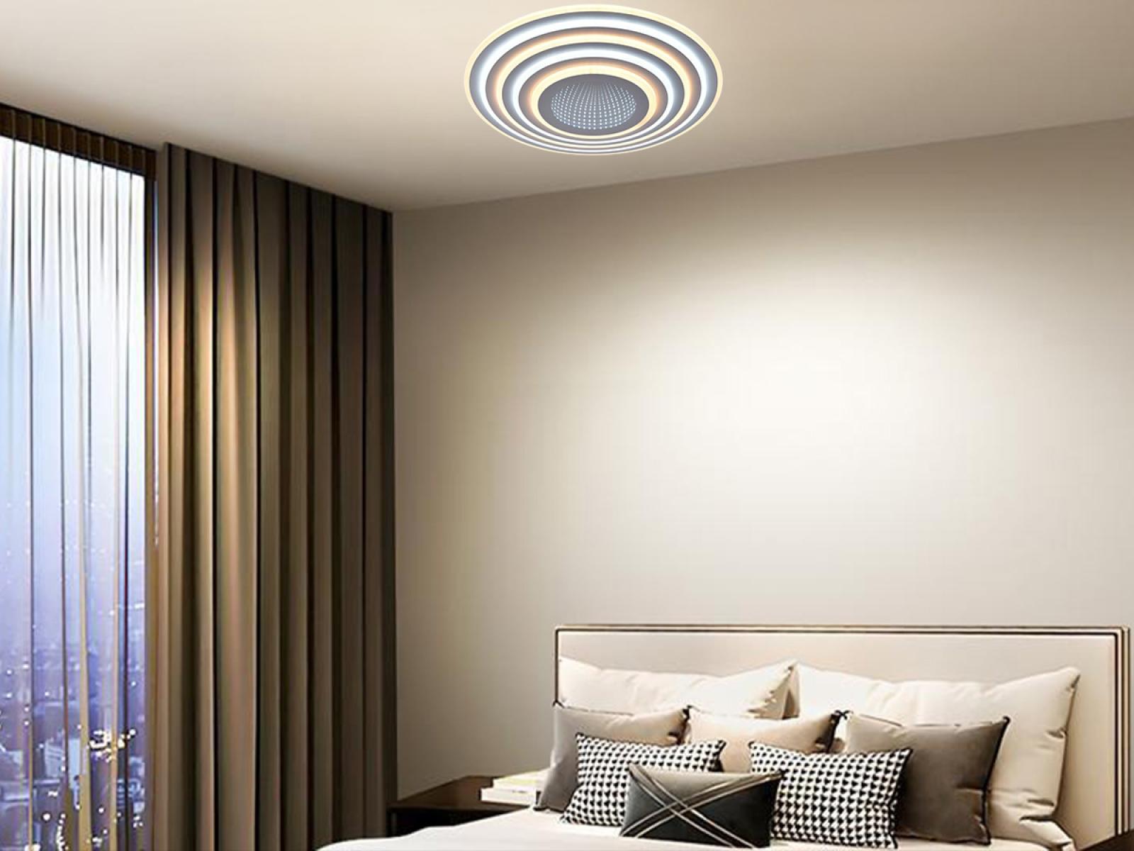 LED stropné svietidlo + diaľkový ovládač 140W - J1316/W – Obrázok 10