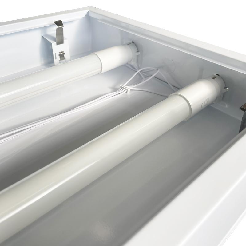 Biele žiarivkové prisadené svietidlo na 2 x T8 ( 120cm LED trubica ) - TL303 – Obrázok 15