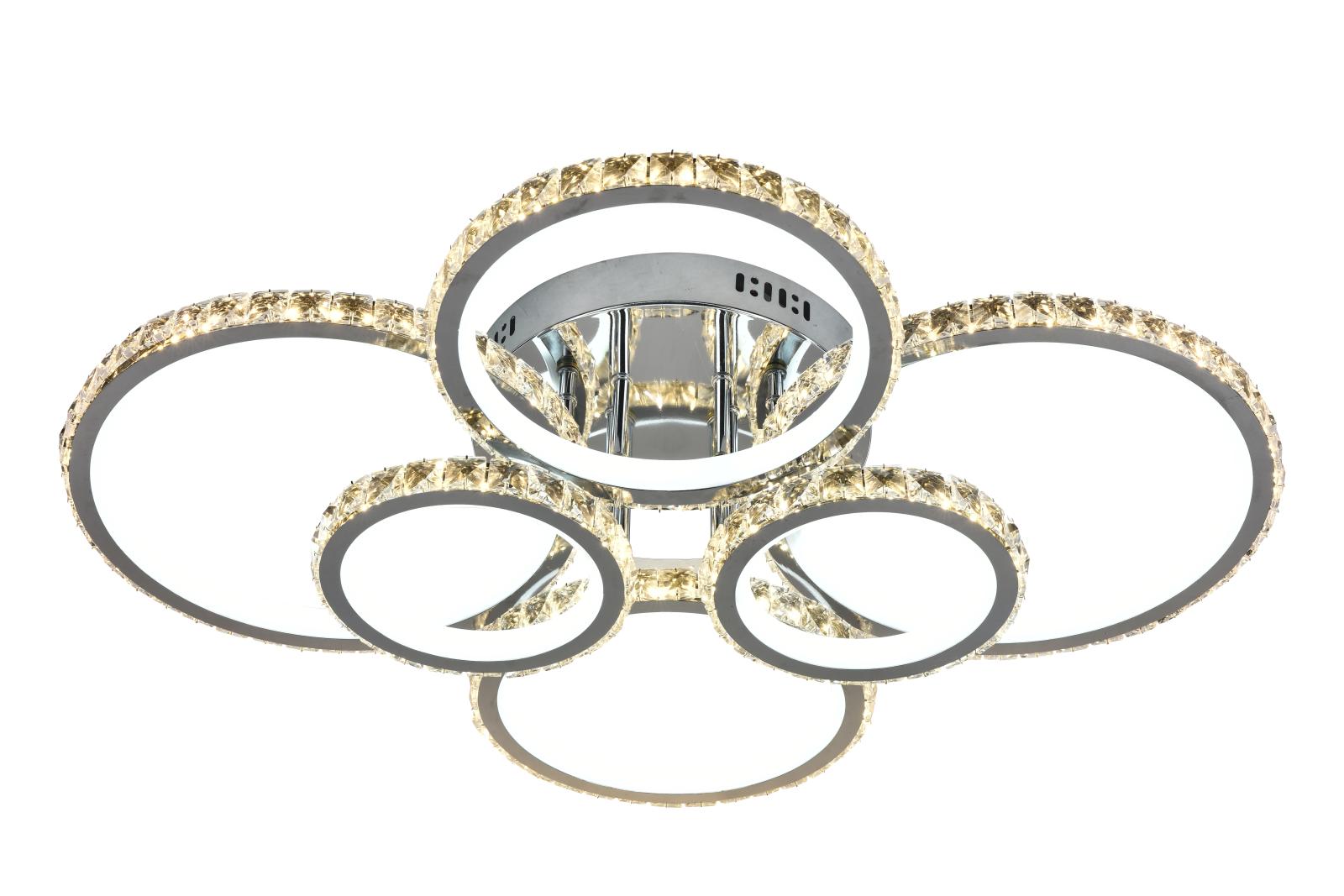LED stropné svietidlo + diaľkový ovládač 205W - J2301/CH – Obrázok 6