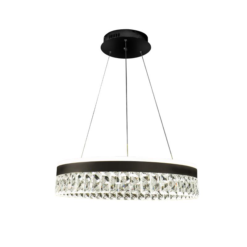LED luxusné závesné krištáľové svietidlo s diaľkovým ovládačom 90W - TA2300/B – Obrázok 5