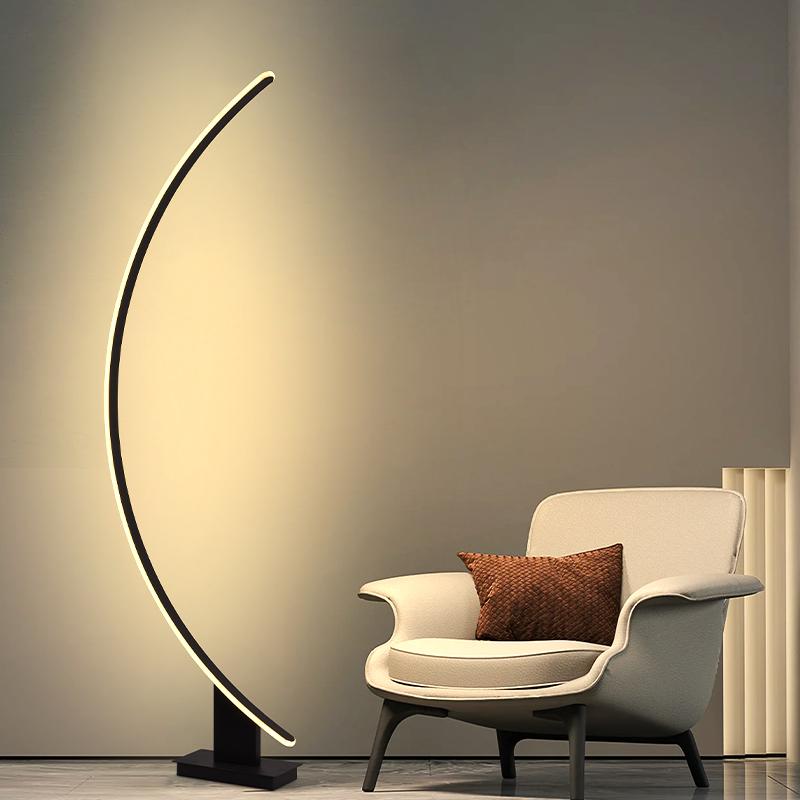 LED dizajnová stojaca lampa 75W - JF2306/B – Obrázok 4