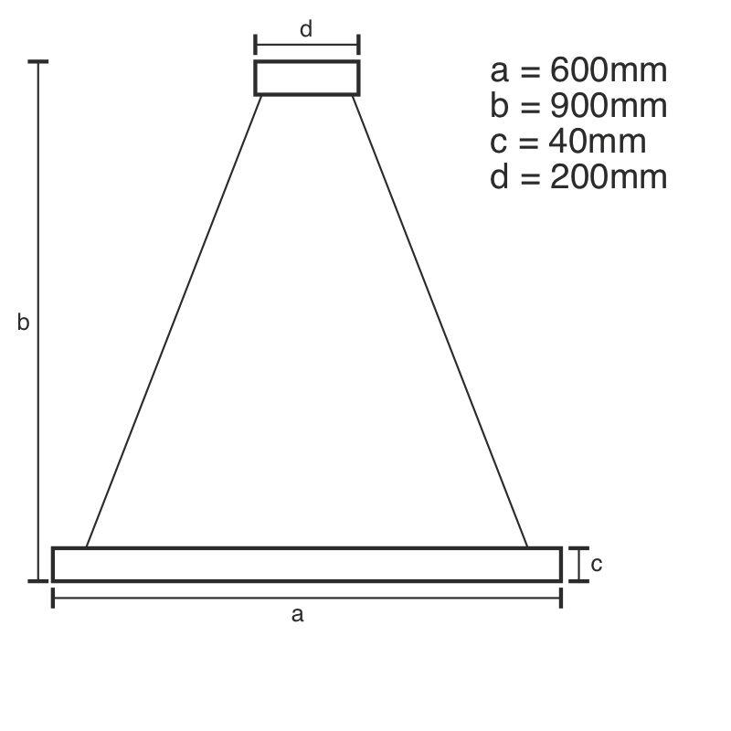 LED závesná lampa na lanku + diaľkový ovládač 42W - J4308/S – Obrázok 10