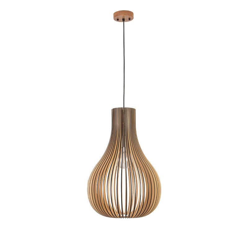 Závesný luster z masívneho dreva E27 / 310 - WRE091 – Obrázok 3