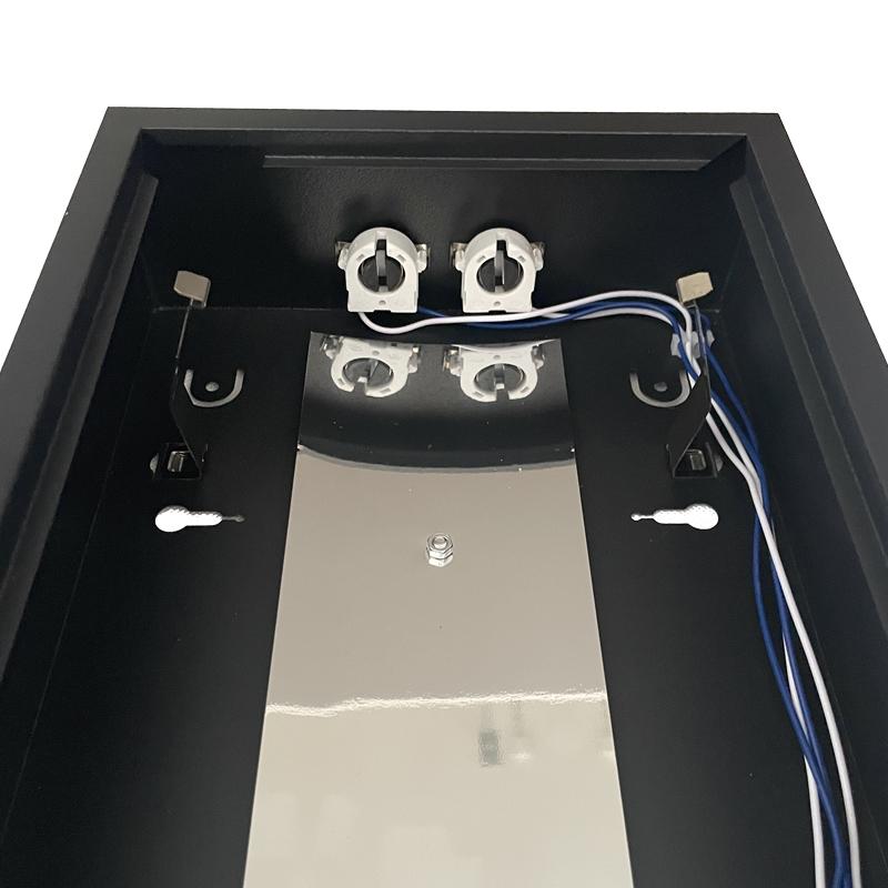 Čierne žiarivkové prisadené svietidlo na 2 x T8 ( 120cm LED trubica ) - TL302B – Obrázok 16