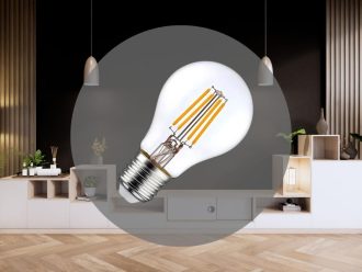 LED žiarovka / filament 5W CLEAR - A60 / E27