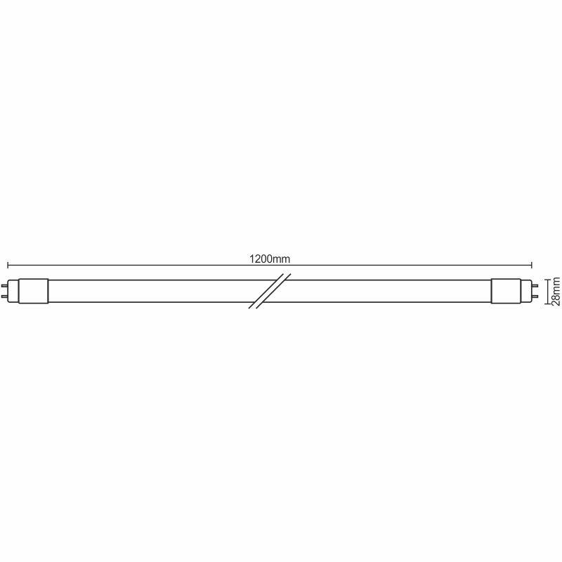 LED žiarivková trubica 18W - T8 / 1200mm – Obrázok 5