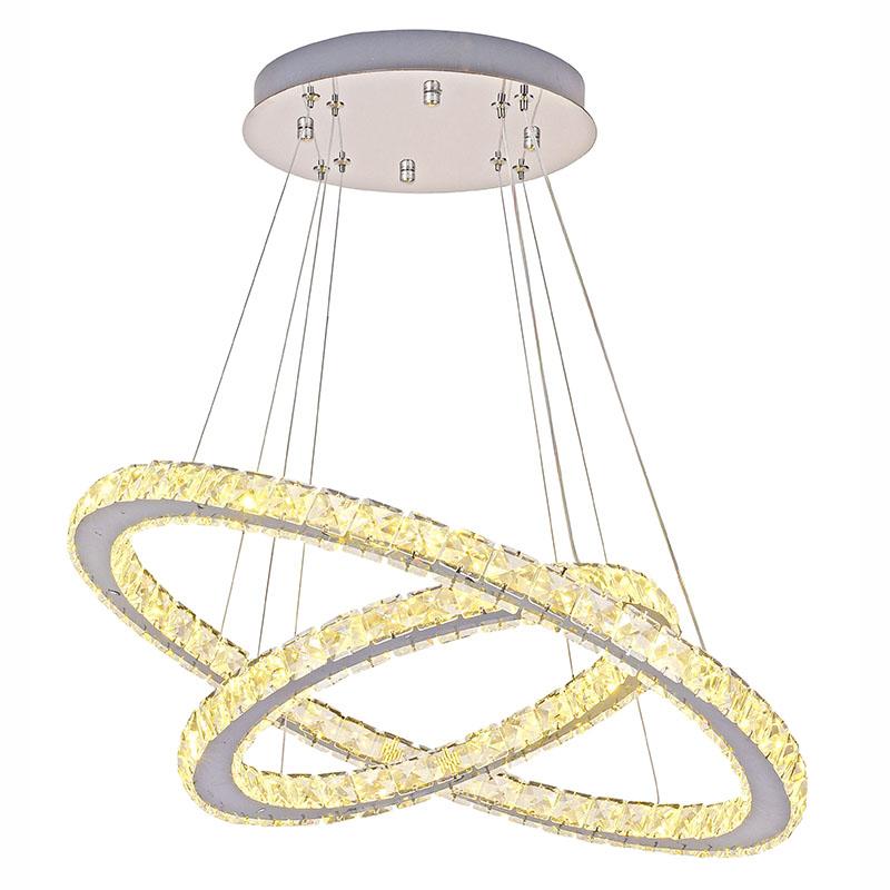 LED luxusné krištáľové svietidlo + diaľkový ovládač 130W - J6353/CH – Obrázok 11