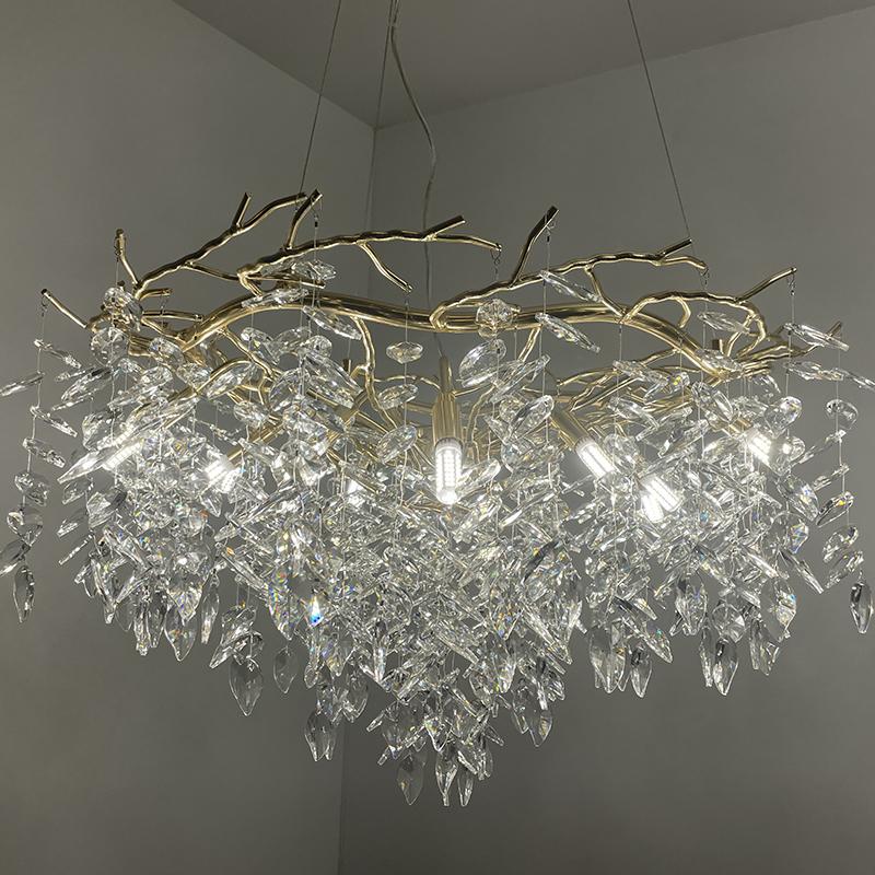Luxusný závesný krištáľový luster 12 x G9 - CA011/800 – Obrázok 3