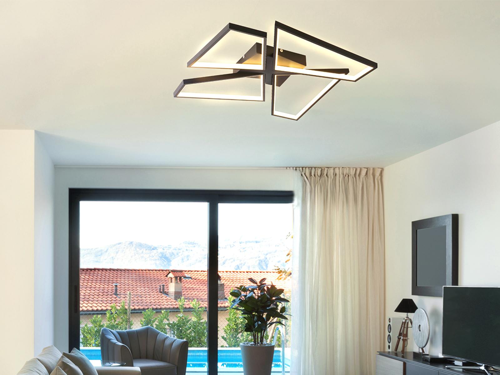LED stropné svietidlo s diaľkovým ovládačom 115W - TA1312/B – Obrázok 8