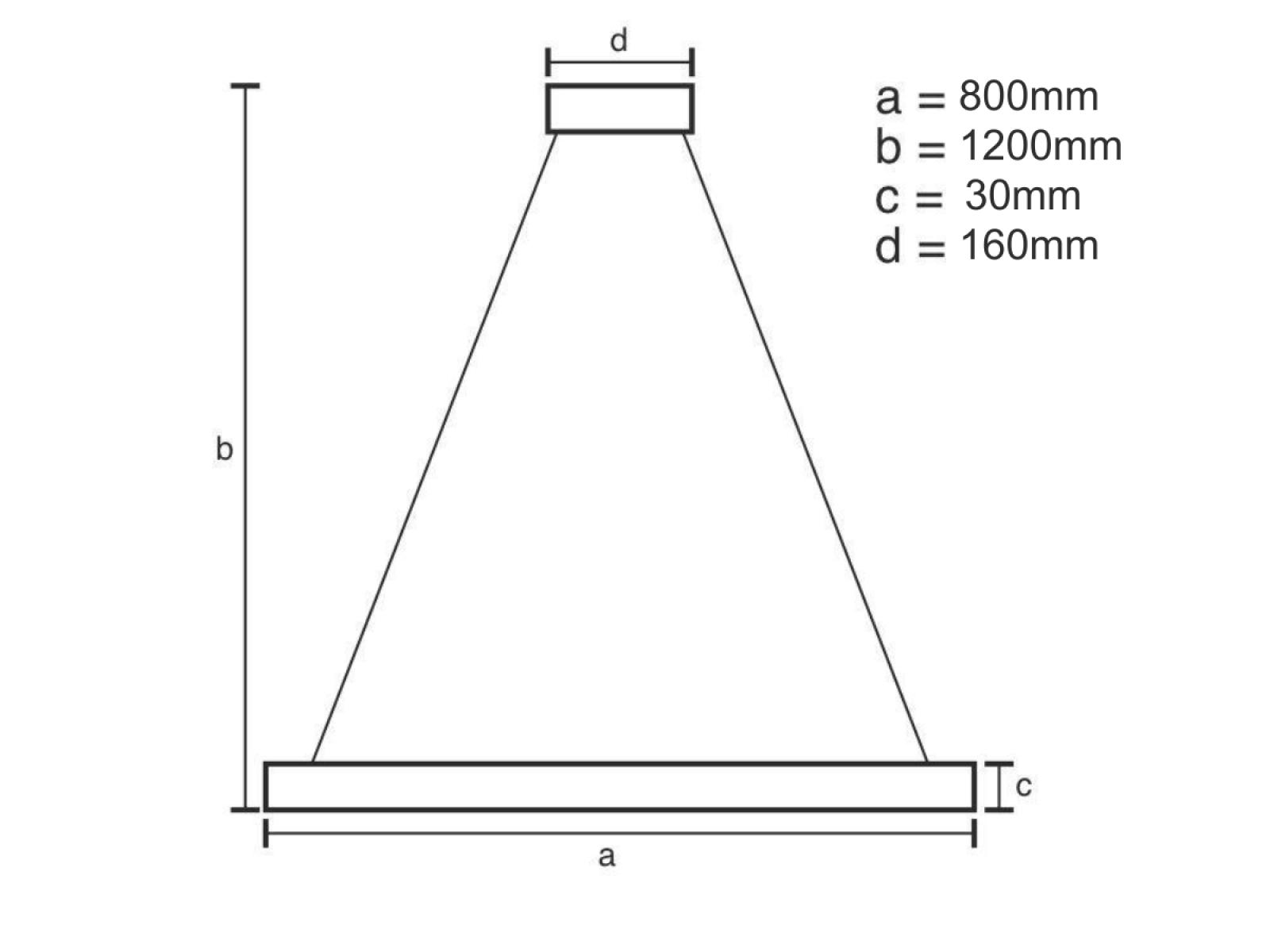 LED závesná lampa na lanku + diaľkový ovládač 55W - J4387/B – Obrázok 2