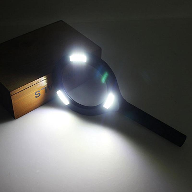 Lupa 5 x ZOOM s LED podsvietením - LM102 – Obrázok 2