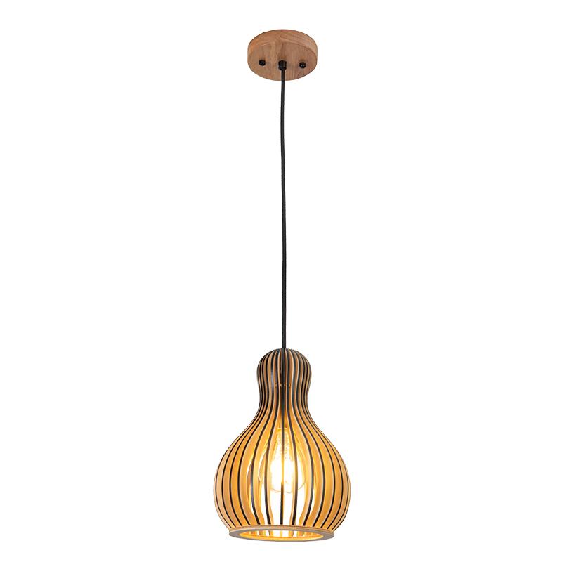 Závesný luster z masívneho dreva E27 / 200 - WRE111 – Obrázok 5