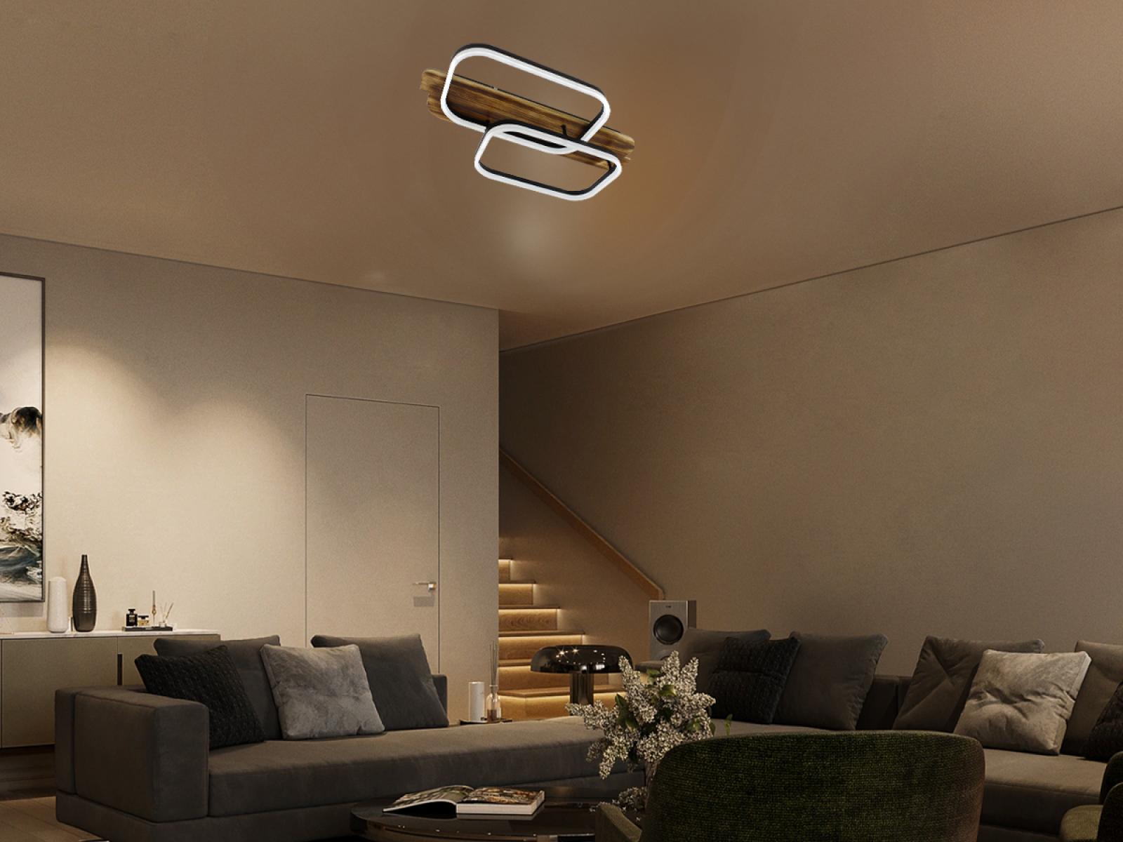 LED stropné svietidlo s diaľkovým ovládačom 95W - TA1301/BW – Obrázok 4