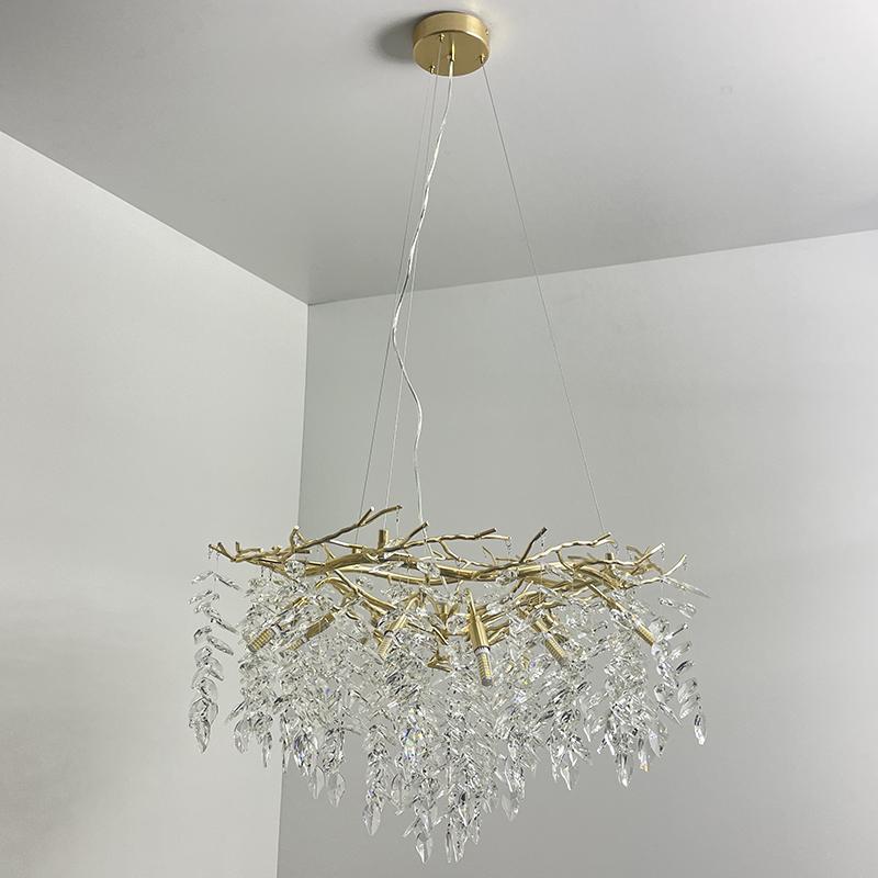 Luxusný závesný krištáľový luster 12 x G9 - CA011/800 – Obrázok 5