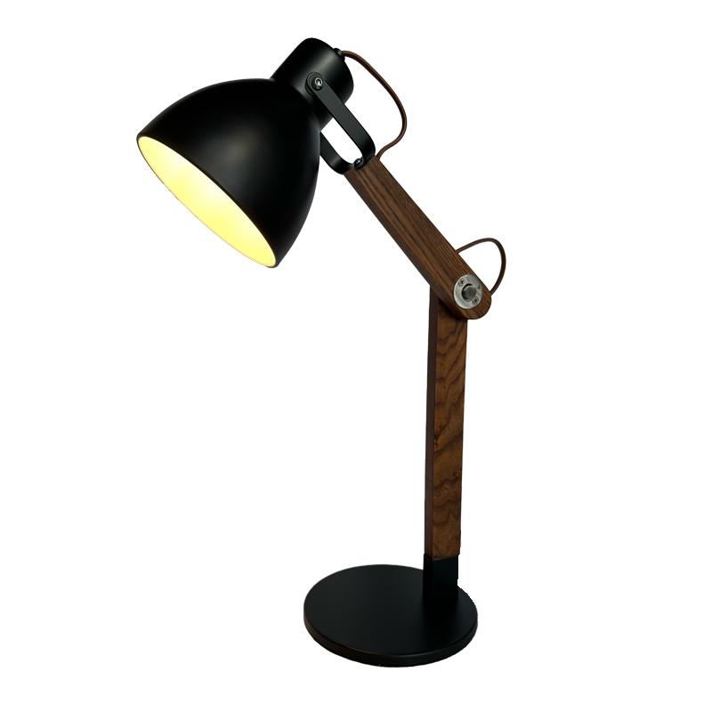 Stolná lampa z masívneho dreva E27 / 60W - WRE151 – Obrázok 3