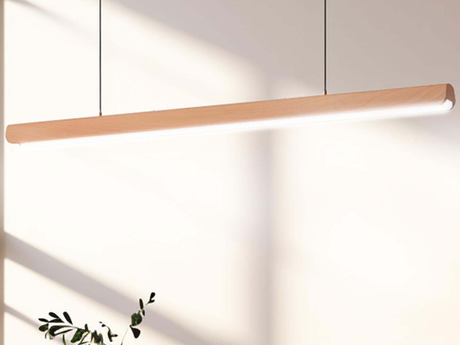 Drevený luster na lanku z masívneho dreva LED 22W / 1200 - WRL0421 – Obrázok 5