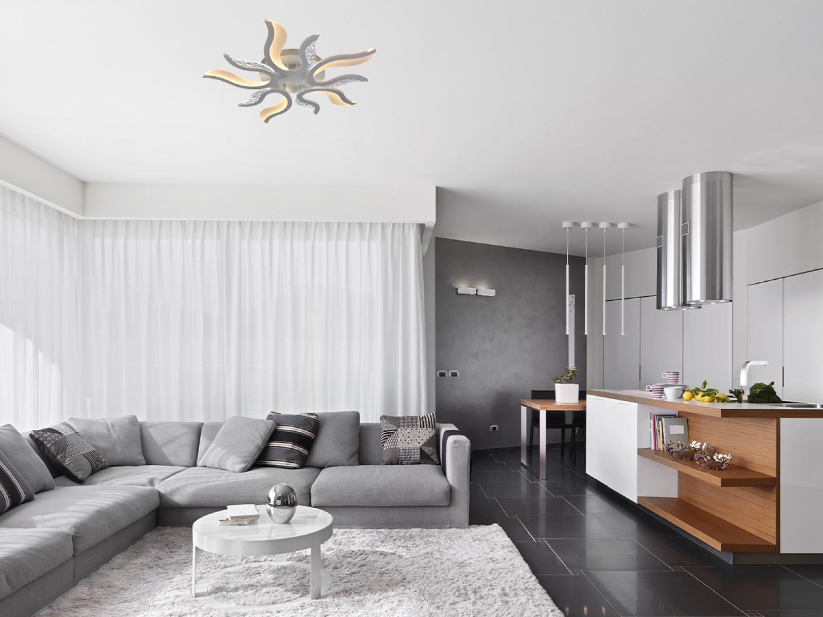 LED stropné svietidlo + diaľkový ovládač 65W – Obrázok 6