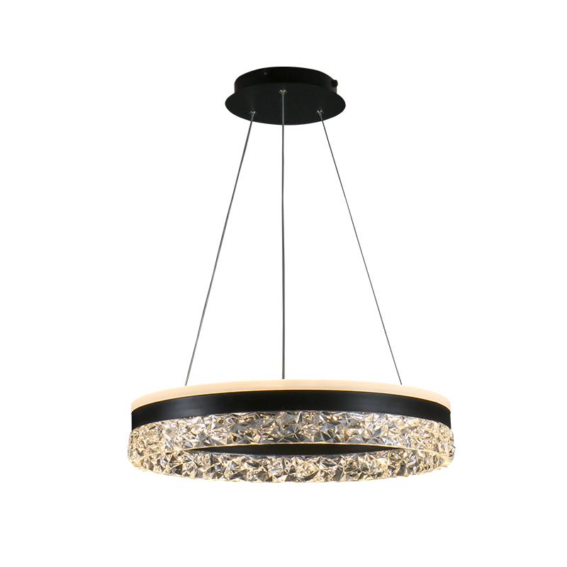 LED luxusné závesné krištáľové svietidlo s diaľkovým ovládačom 80W - TA2301/B – Obrázok 3