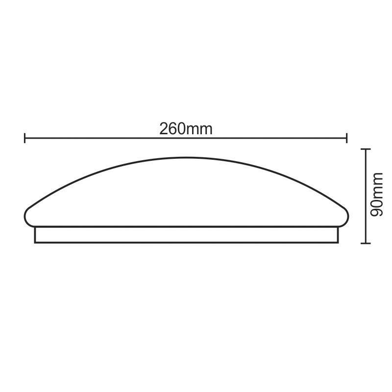 LED stropnica OPAL so senzorom 12W / SMD / 4000K / MS - LCL421M – Obrázok 3