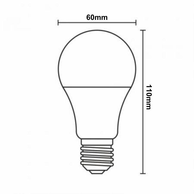 LED žiarovka WIFI 9W - A60 / E27 / CCT + RGB - ZLS532W – Obrázok 10