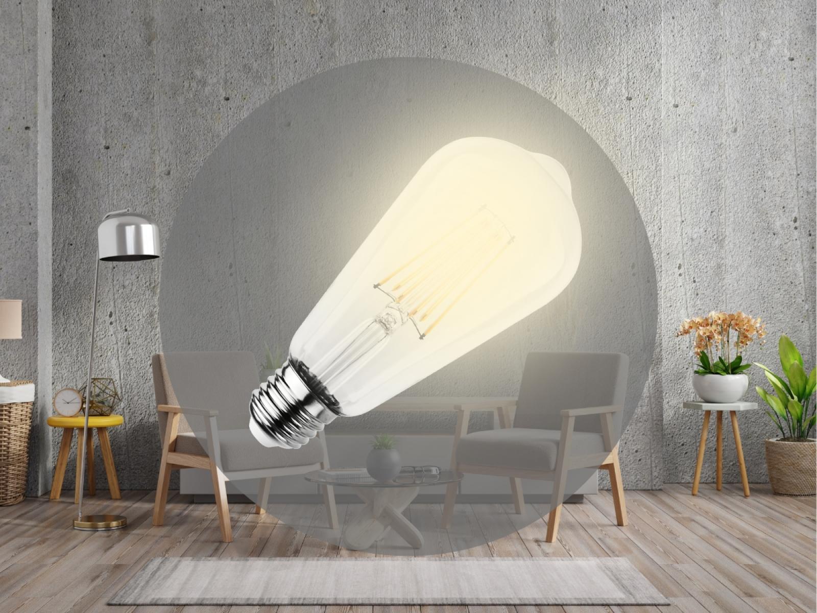 LED žiarovka / filament 12W - ST64 / E27 – Obrázok 2