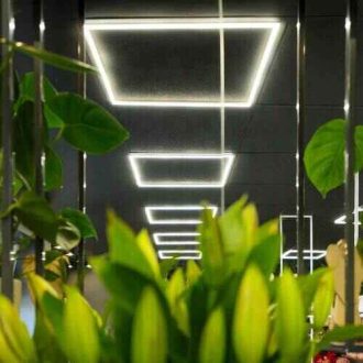 LED kazetový panel 60x60 cm 32W - obrys do kazety